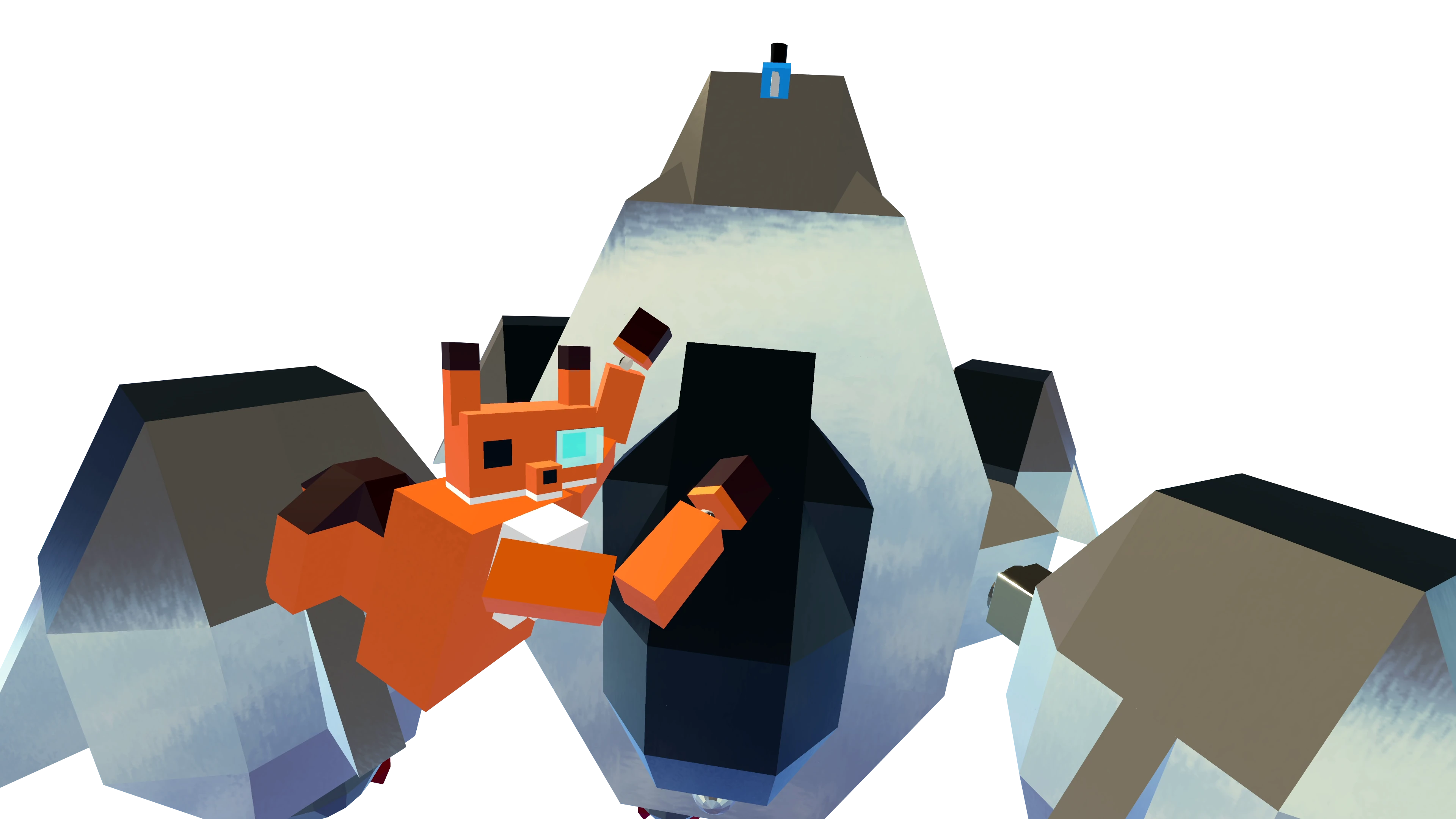 Gheisha dressed in traditional black robe with gold outlines, holding a fan with tubes coming out of her hair